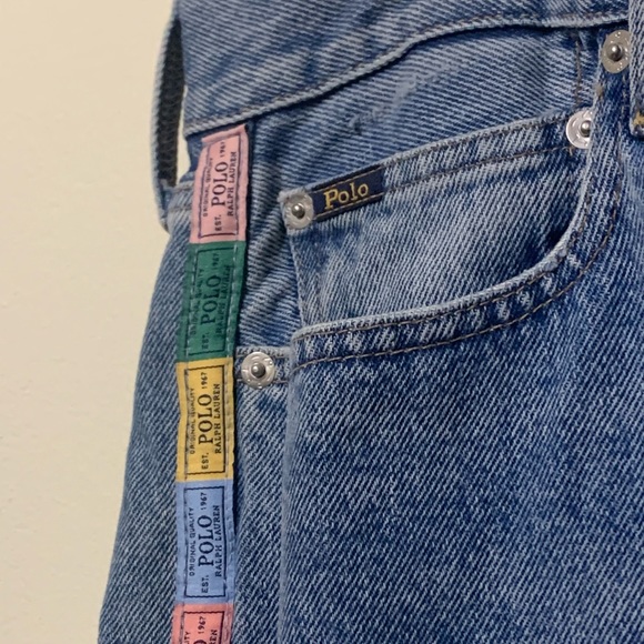 {RALPH LAUREN JEANS} brand: Ralph Lauren Polo, size: US 31, color: blue/multi - Picture 8 of 8